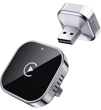 Teeran Wireless CarPlay Adapter 2025 Upgrade Wired CarPlay to Wireless, Mini USB