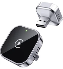 Teeran Wireless CarPlay Adapter 2025 Upgrade Wired CarPlay to Wireless, Mini USB