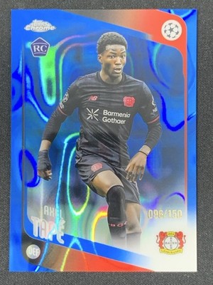 Axel Tape 2025-26 Topps Chrome UCC Blue Lava Refractor Base RC /150 #9