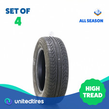Set Of 4 Used 19565r15 Pirelli P4 Four Seasons Plus 91t - 1032 Set Of 4 Used 19565r15 Pirelli P4 Four Seasons Plus 91t - 1032