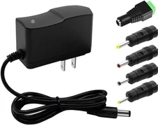 12Volt 1a DC Power Supply Universal AC/DC Adapter, 100-240 50/60Hz to 12 Volts 1