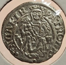 1526-1564 HUNGARY 1 Denar Silver Coin - Ferdinand I - FREE SHIPPING! 3
