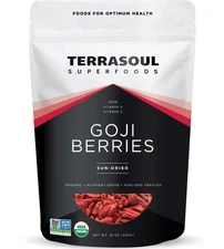 Organic Goji Berries 16 Oz - Premium Chewy Texture - Lab Tested Quality