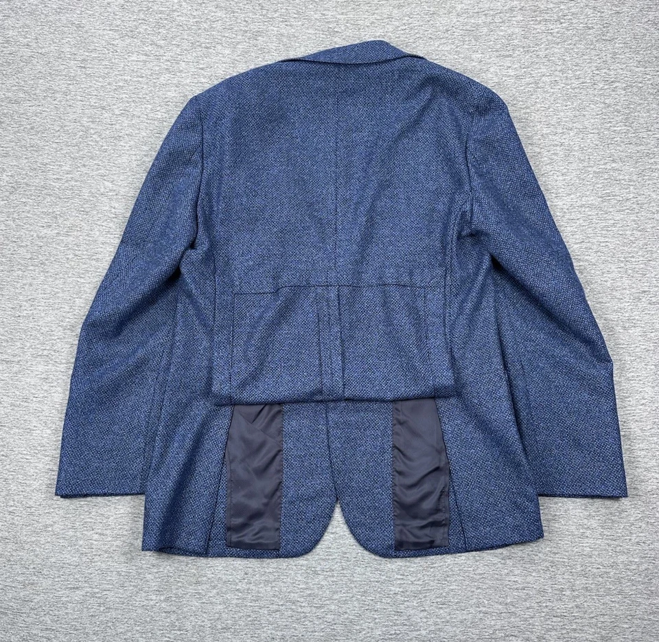 Blazer Suitsupply Para Hombre 42R Azul Lana Seda Cachemira Fratelli Tallia Di Delfino Foto 3 de 4