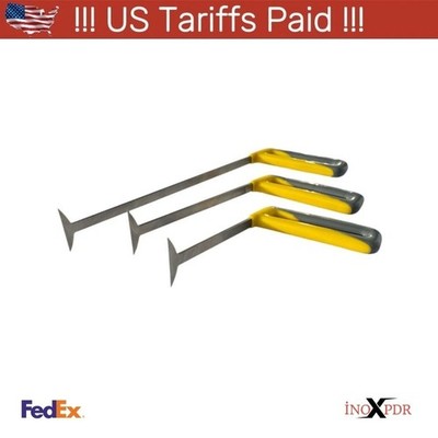 Vandora Edition 3-Piece Razor Tail Sharp Tip Steel PDR   Paintless Dent Repair