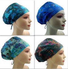 Oceanica Coral Reef Handmade Single Layer Scrub Cap Doctor Theatre Nurse