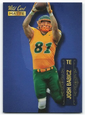2022 Josh Babicz Wild Card Matte Blue Rookie SP