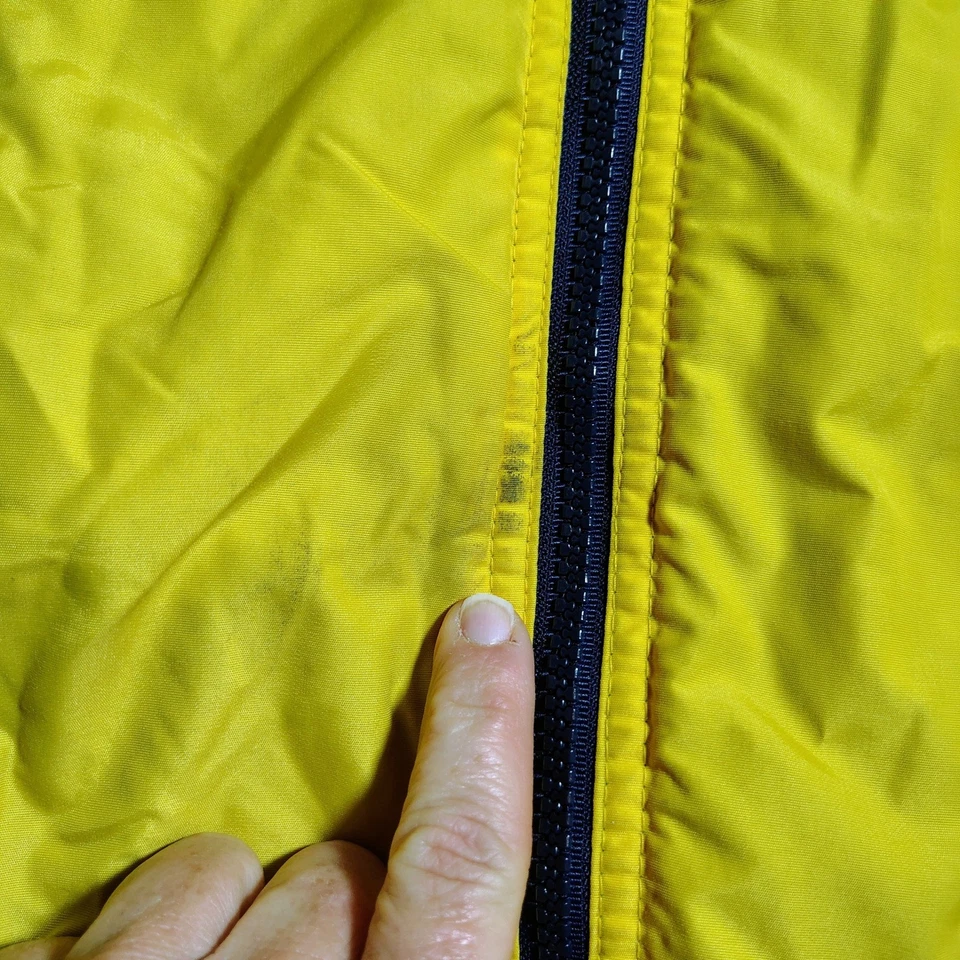 Abrigo Chaqueta Grande OshKosh B'Gosh Niños Amarillo Azul Forrado de Vellón con Cremallera Foto 4 de 4