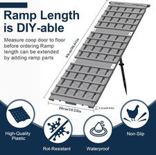 Chicken Coop Ramp Ladder Length Adjustable Henhouse Steps Ft Problem Cannot Fly