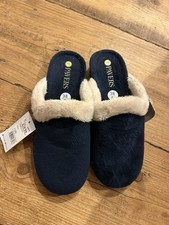 Women’s Slippers, Pavers, Size 5, BNWT, Hard Firm Sole, Navy