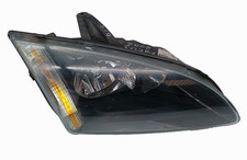 Ford Focus MK2 2004-08 O/S Right Driver Halogen Headlight Black 4M51-13W029-KC