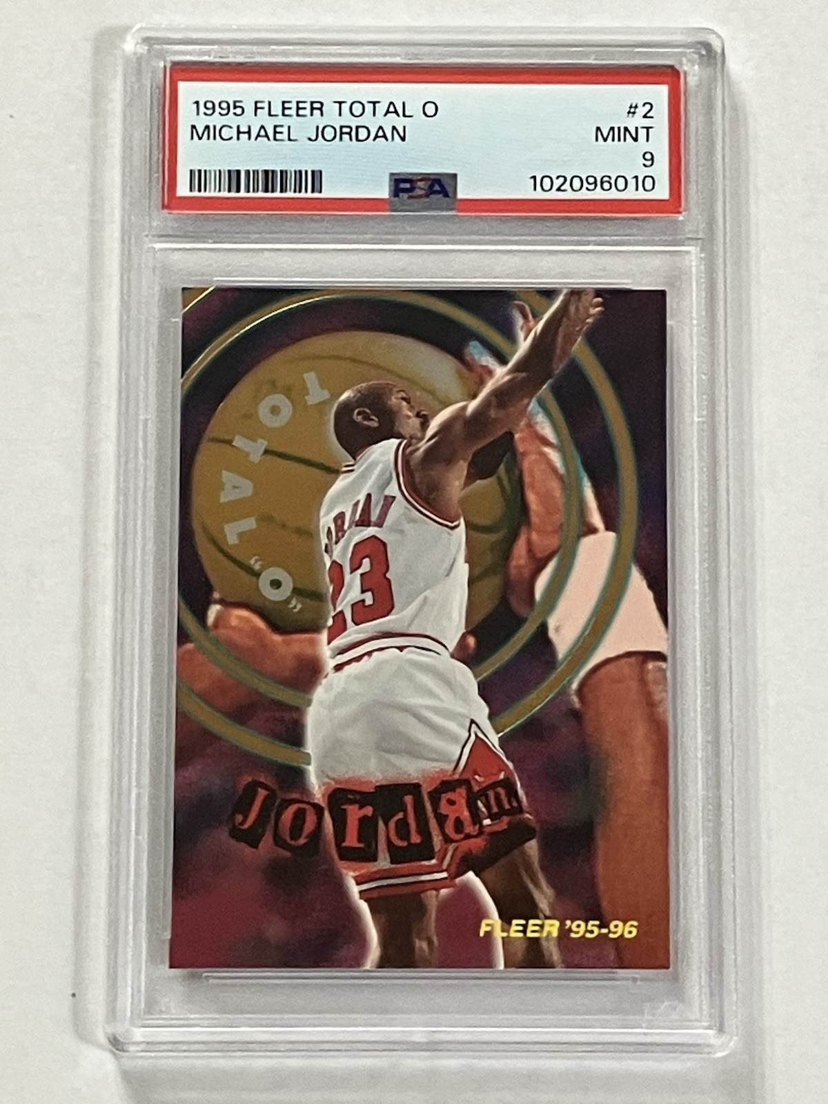 1995 Fleer Total O Michael Jordan #2 PSA 9 Mint Bulls Legend HOF G.O.A.T