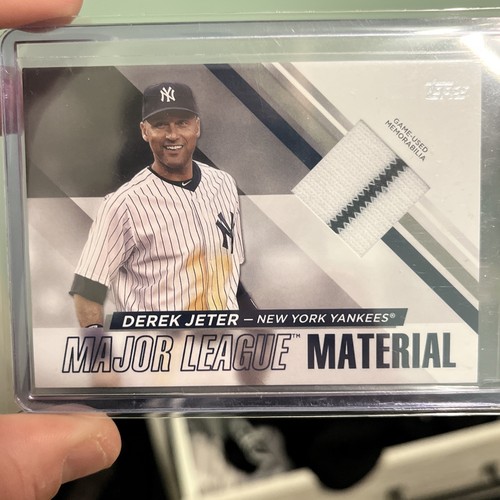 2024 Topps Update #MLMU-DJ Derek Jeter Major League Material Relic Yankees PWE