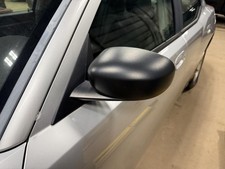 Driver Side View Mirror Power Fixed Black Fit...