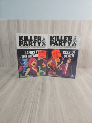 Lot Of 2 Killer Party Mystery Games Kiss Of Death Fangs For The Memories