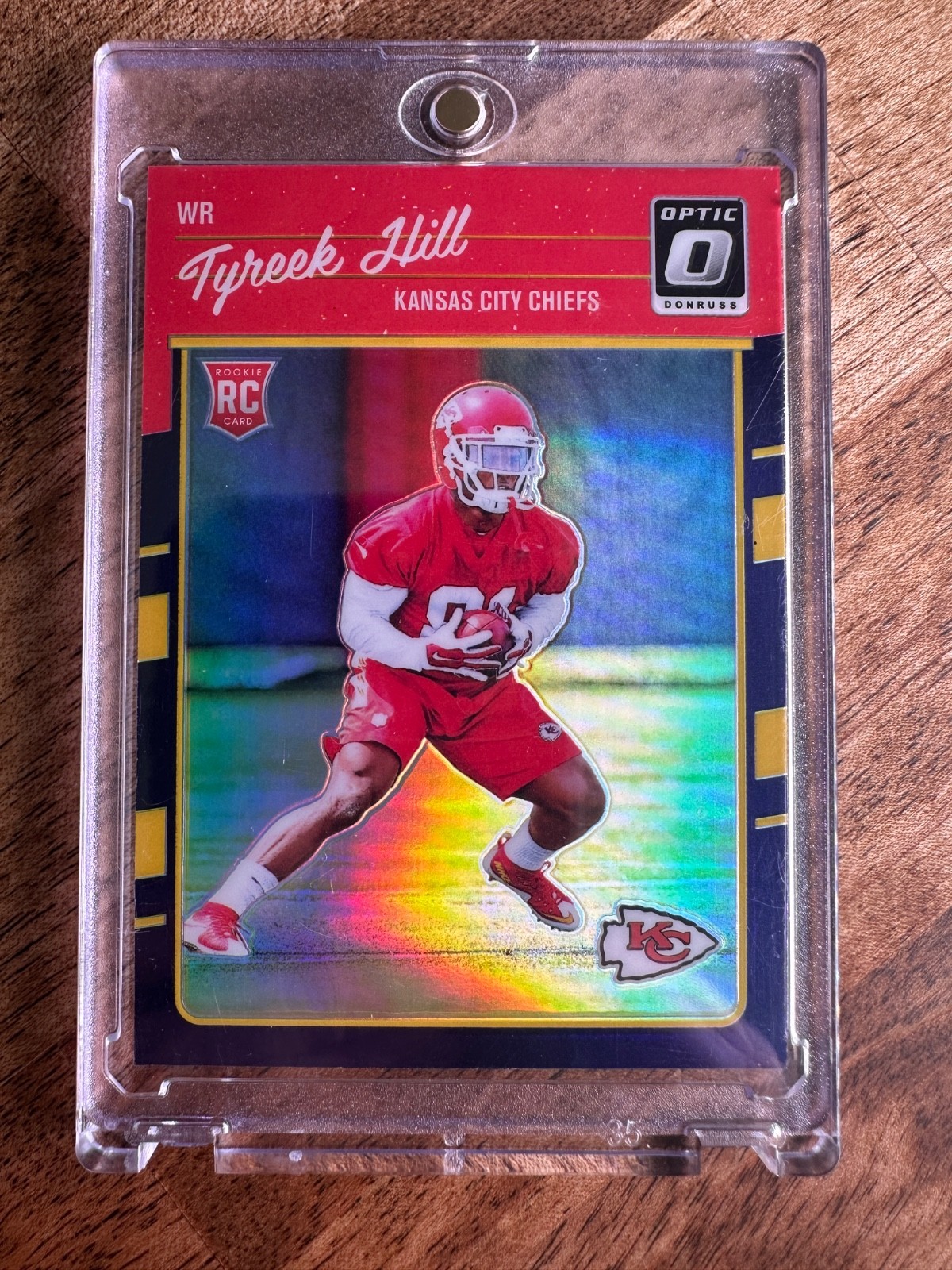 2016 Panini Donruss Optic Tyreek Hill #117 Rookie Purple Holo (RC) Kansas City