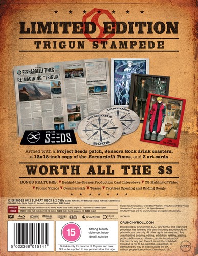 Trigun Stampede - The Complete Season - Limited Edition (Blu-ray) Sakura Ando - Picture 7 of 10
