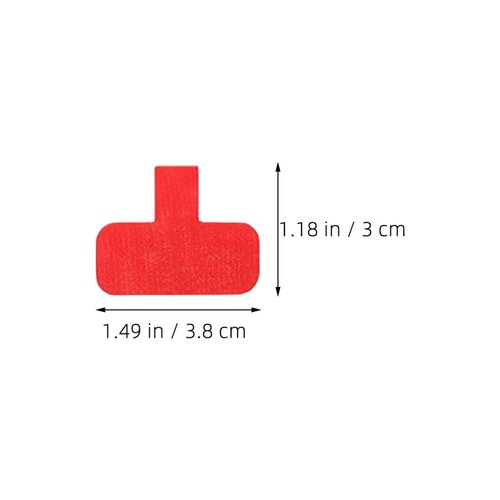 20 Pcs Marking Straps Marker Cable Ties Wire Labels Charging Cord Tags - Afbeelding 8 van 12