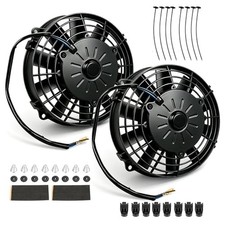12 Inch Reversible Radiator Cool Fan, Upgraded Push  Pull Slim Electric Cool...