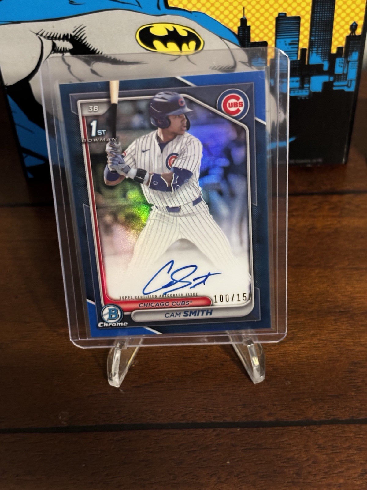 2024 Cam Smith 1st Bowman Chrome Auto True Blue /150 Astros