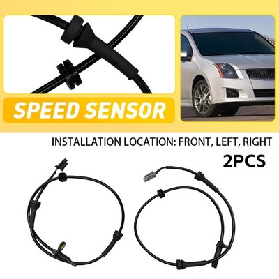 2x ABS Speed Sensors Front Left Right 47910-ET000 For 2007-11 2012 Nissan Sentra