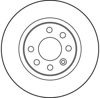 2x BRAKE DISC DF2748 FOR VOLVO B 18 U 1.8L B18E/18KP/18FT/18EP/18FP/18F 1.7L - Image 3 of 4