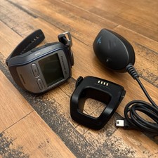 Garmin Forerunner 205 Orologio GPS Digitale con Dock di Ricarica e Cavo Testato Funzionante