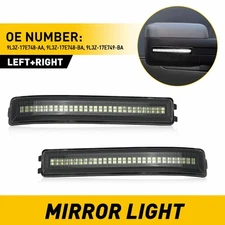 L&R For Ford 2009-14 F-150 210-14 Raptor SVT White LED Side Mirror Signal Lights