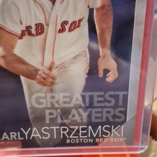 Topps 2019 Chrome Carl Yastrzemski #150C-5 Red Sox Insert MLB Card