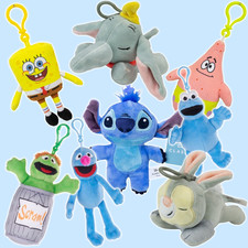 Anhänger Plüsch Disney Klopfer Dumbo Spongebob Patrick Grobi Oscar Krümelmonster