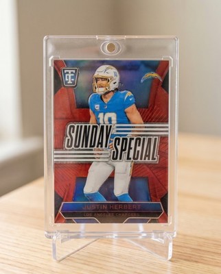 2024 Totally Certified Justin Herbert Sunday Special Red #3 /249 Chargers