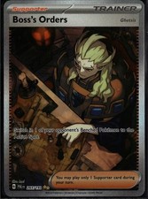 Boss's Orders (Ghetsis) 265/193 Paldea Evolved Pokemon Holo NM