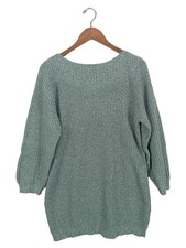 JDY Damen Pullover Gr. 38/M Grün Casual Strickmuster