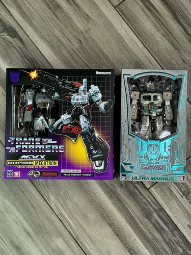 Threezero Transformers MDLX Ultra Magnus & Megatron / Flawless Condition!