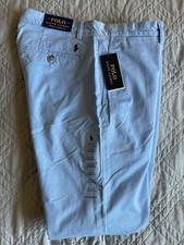 Polo Ralph Lauren Straight Fit Stretch Chino Pant in Blue Size 34 125