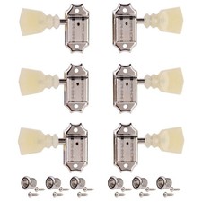 Kluson 3+3 Deluxe Series Tuners, Nickel
