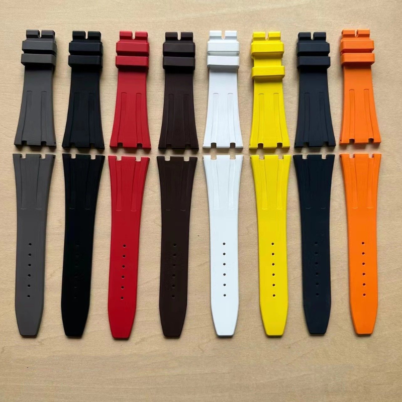 Ap 15500 Rubber Strap 26mm Fluoro Rubber Watch Band Strap Fits