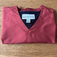 Cutter & Buck Men’s 3XT Maroon Pullover Wind Shirt Big & Tall