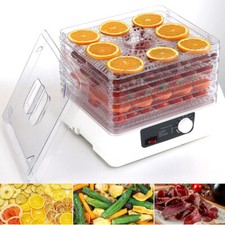 Dörrautomat mit Temperaturregler Dörrgerät Trocknet Früchte Fleisch Kräuter