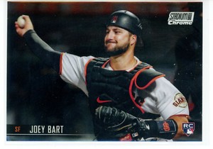 2021 Topps Stadium Club Chrome #241 Joey Bart RC (Giants)