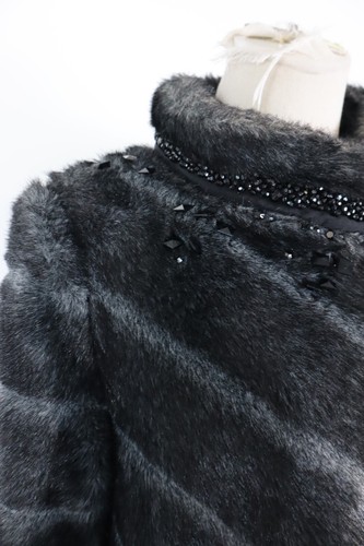 EMPORIO ARMANI GIUBBINO IMBOTTITO PELLICCIA DONNA TG. 46 PADDED JACKET ITALY - Imagen 4 de 11