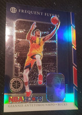 2019-20 Hoops   Premium Stock   Frequent Flyers Holo #3   Giannis Antetokounmpo