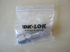 DK-LOK V33C-D-8T-1-S poppet check valve ss316 stainless steel 1/2" V33 series