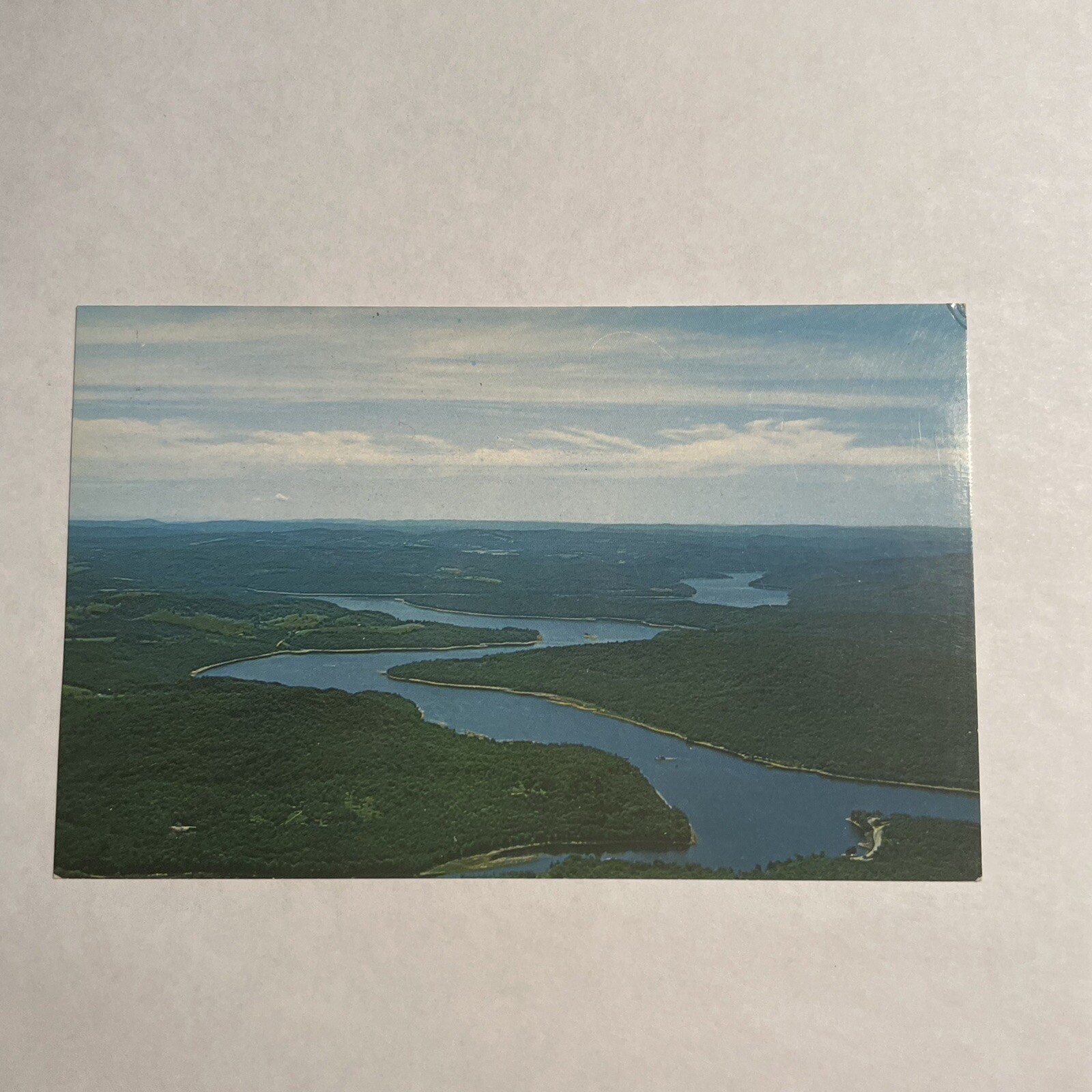 Lake Whitingham VT Aerial View Windham County Vermont Vintage Postcard eBay