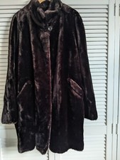 Basler Ladies Brown Fake Fur Coat