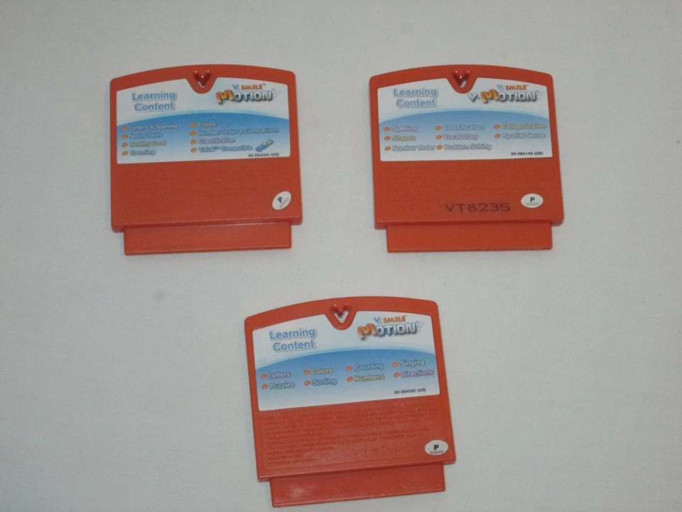 Vtech VSmile Motion Lot of 3 Game Cartridges Spiderman, Thomas & Friends - Image 3 of 4