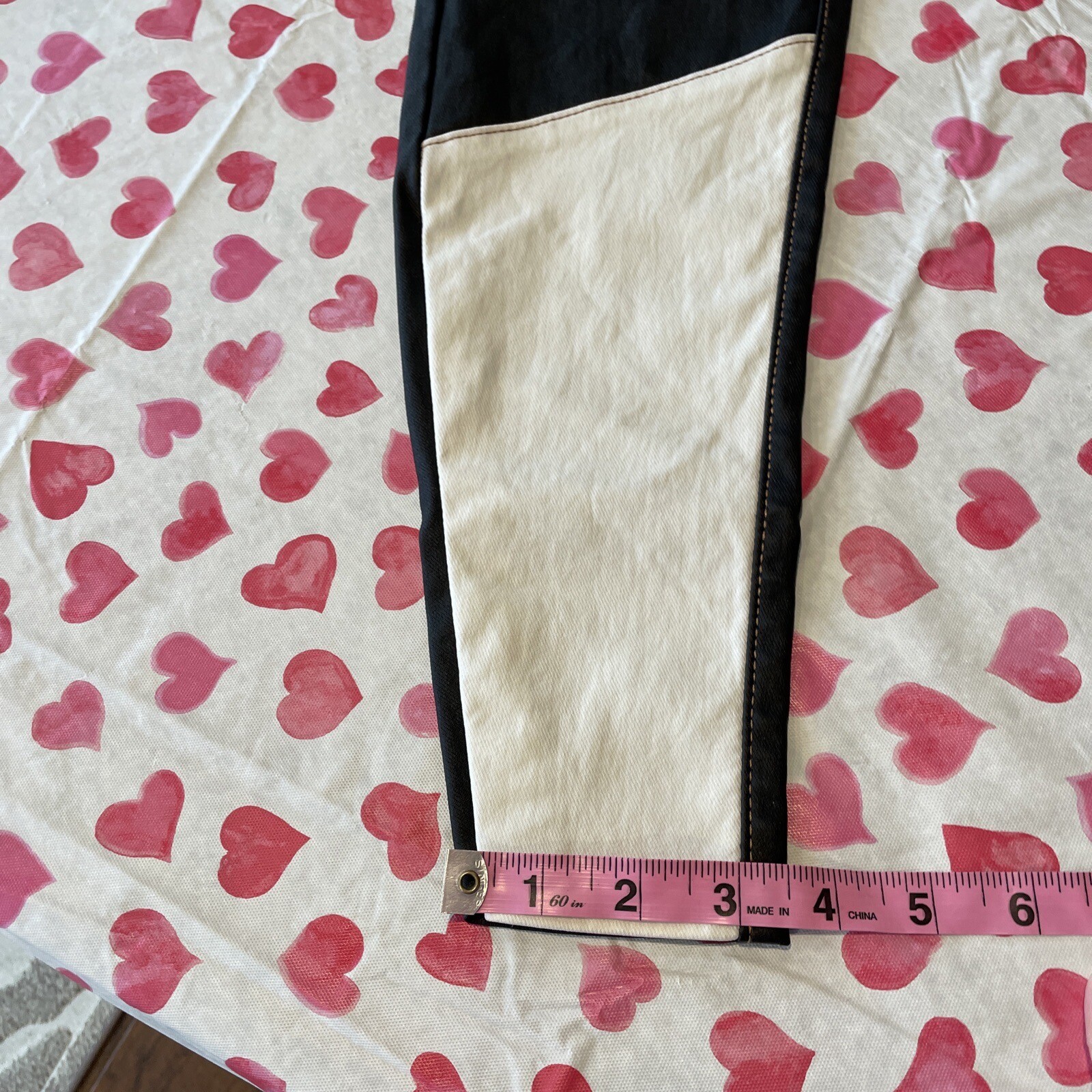 Patchwork  skinny jeans very tiny medium - image 10