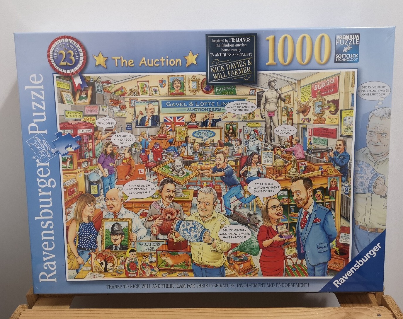 Ravensburger Best Of British No 23 The Auction 1000 Piece Jigsaw ravensburger-best-of-british-no-23-the-auction-1000-piece-jigsaw