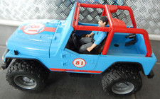 Bruder 02541-1 Jeep Cross Country Mudracer Geländewagen + Figur Polizist 1:16