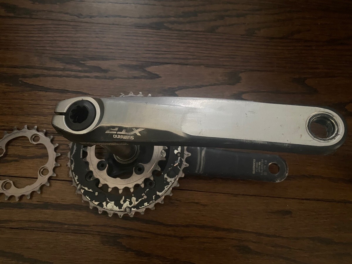 Wide Range Double Shimano XTR FC-M980 175mm Crankset. 38-24 Wide Range Double Shimano XTR FC-M980 175mm Crankset. 38-24